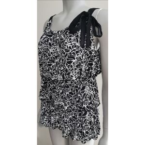 Style & Co. Petite layered sleeveless blouse